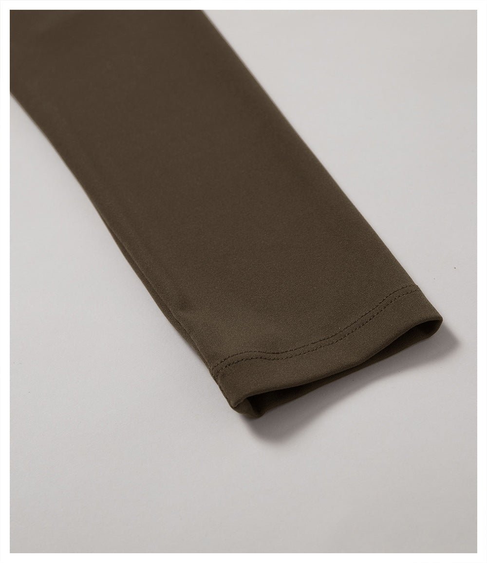 Fitness Flare Pants. Brown
