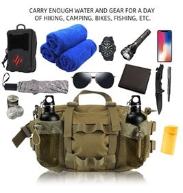 SPORTS BELLY BAG. BLACK