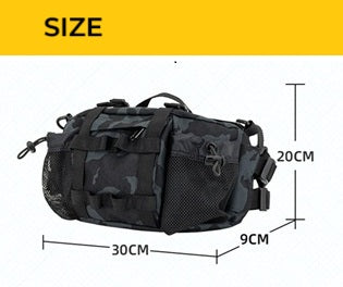 SPORTS BELLY BAG. BLACK