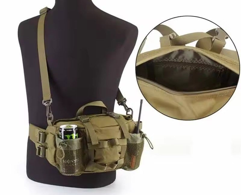 SPORTS BELLY BAG. BLACK
