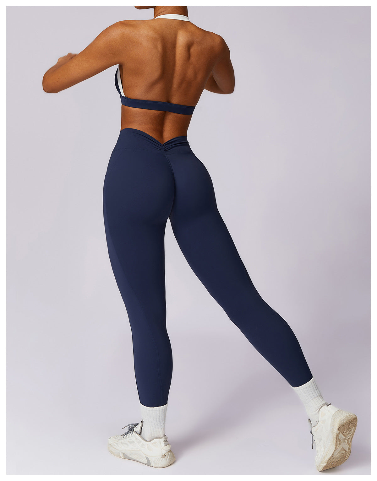 Fitness Leggings. Blue