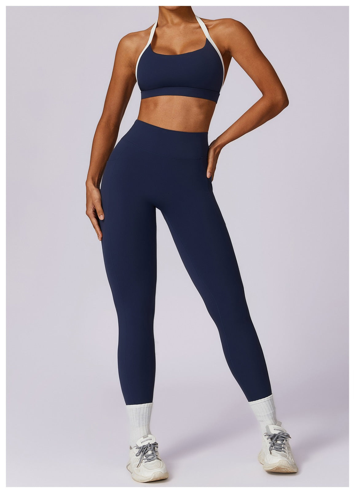 Fitness Bra. Blue