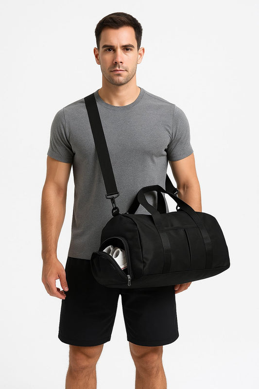 GYM SLING BAG. BLACK COLOUR