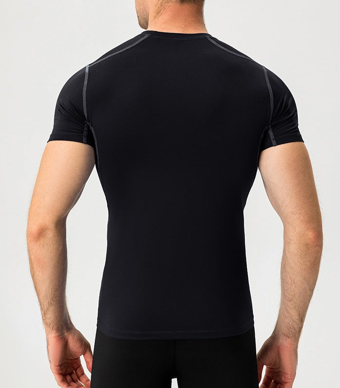 Men’s Fitness T-Shirt – Quick Dry, Performance Fit – Black / Blue / Green
