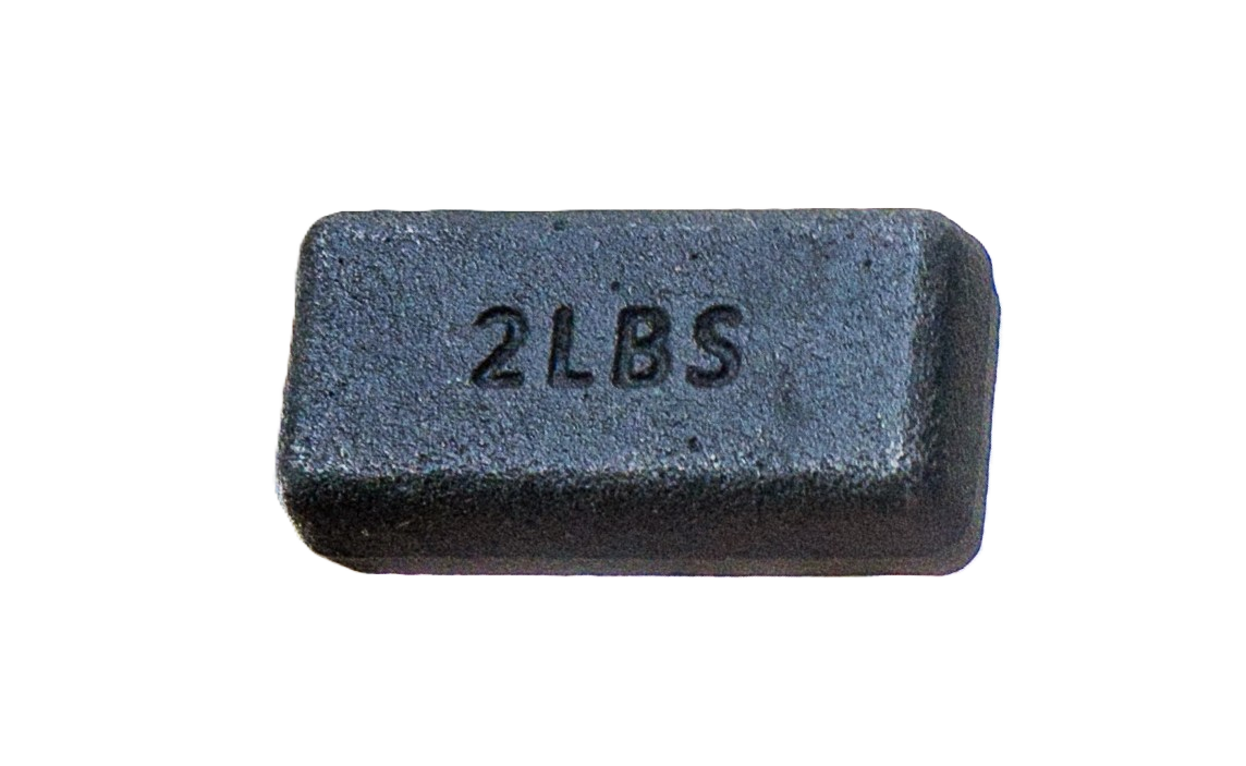 STEEL BLOCK FOR WEIGHTED VEST. SET OF 3