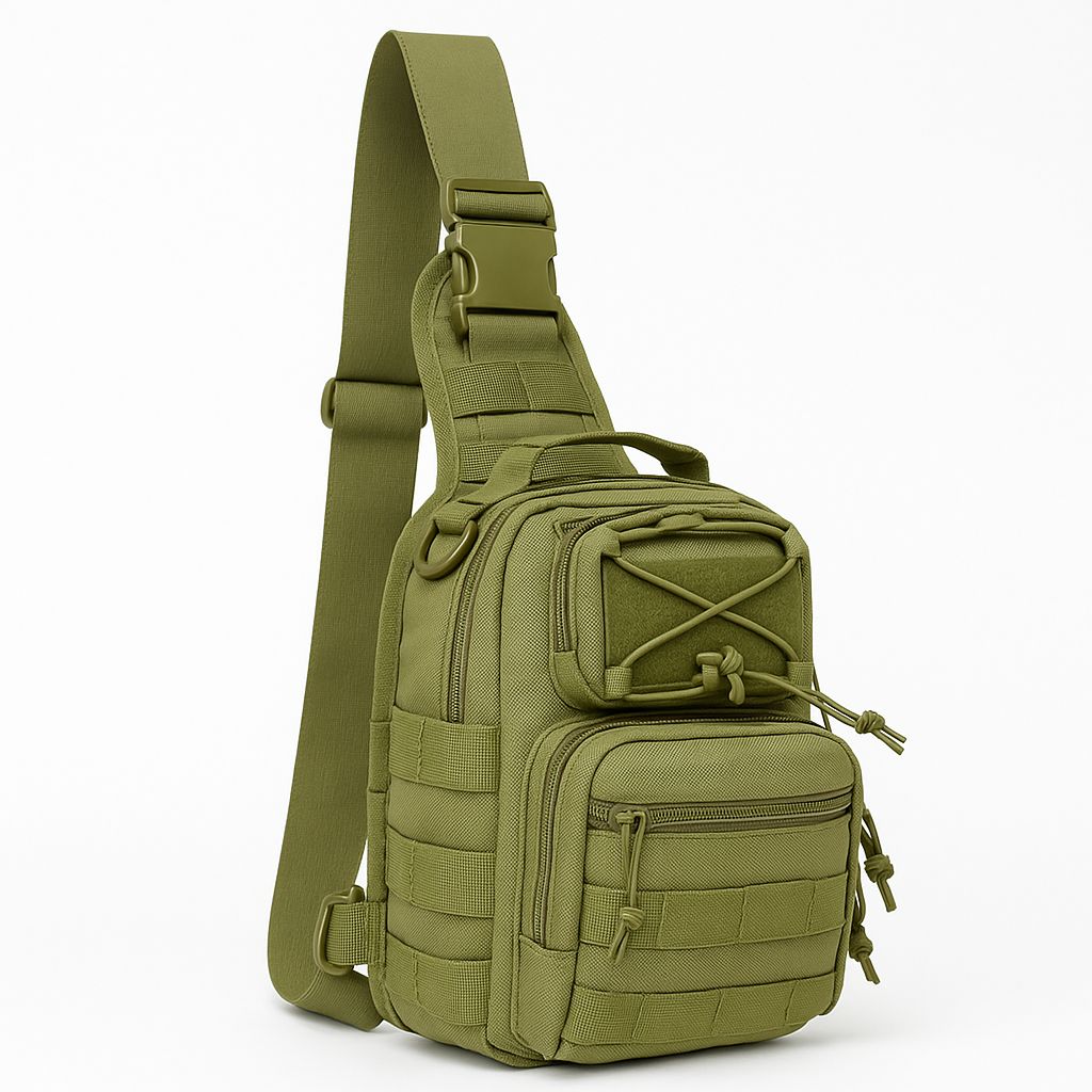 SPORTS SLING BACKPACK. GREEN