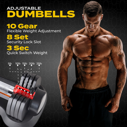 MULTIFUNCTIONAL ADJUSTABLE DUMBBELL