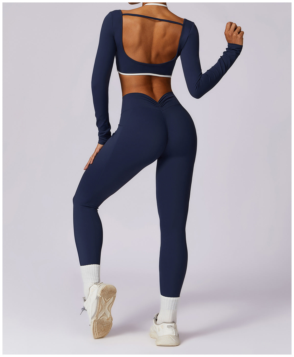 Fitness Leggings. Blue