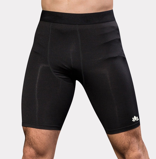 Men’s Performance Compression Shorts – Black | Engineered for Power & Comfort