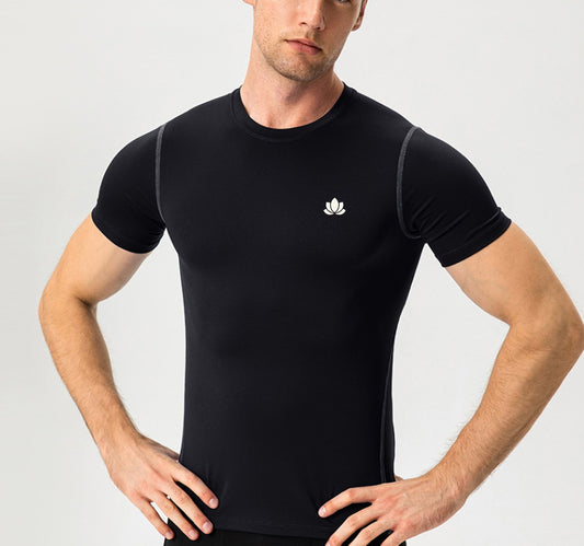 Men’s Fitness T-Shirt – Quick Dry, Performance Fit – Black / Blue / Green